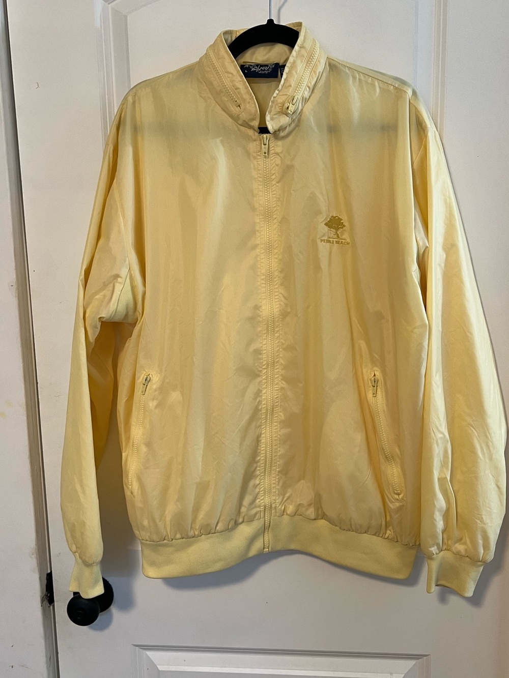 VNTG Pebble Beach Butter Yellow Windbreaker